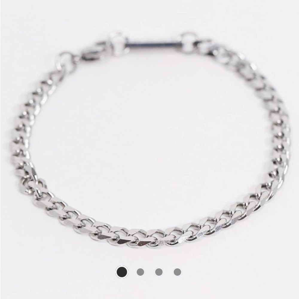 Icon’s Silver stainless steel Chain Bracelet male/female NWOT